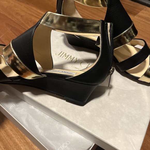 Jimmy Choo wedge shoes 39.5 - Picture 5 of 14